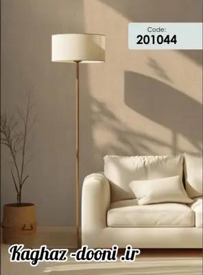 کاغذدیواری کرم تیره s123-201044