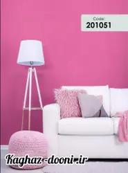 کاغذدیواری صورتی تیرهs123-201051