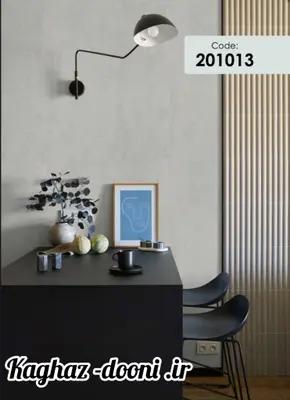 کاغذدیواری طوسی روشن  s123-201013