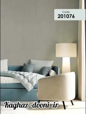 کاغذدیواری  طوسی روشن S123-201076