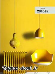 کاغذدیواری زرد تیره s123-201065