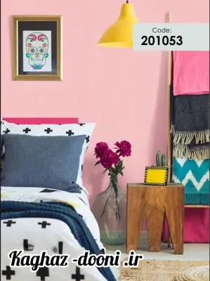 کاغذدیواری صورتی روشن s123-201053
