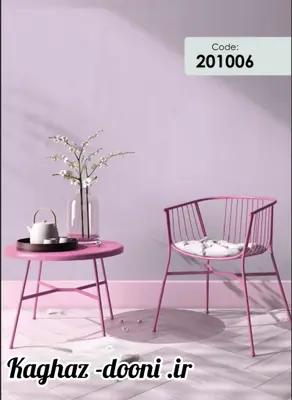کاغذدیواری بنفش روشن s123-201006